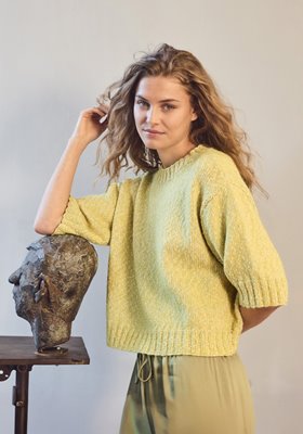Lana Grossa PULL À MANCHES COURTES Bottoni