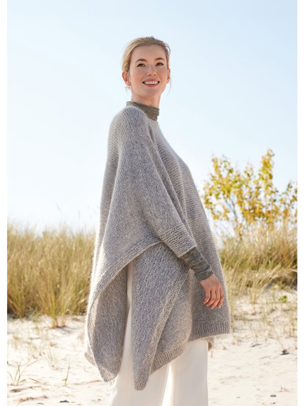 Lana Grossa PONCHO Landlust Soft Tweed & Silkhair
