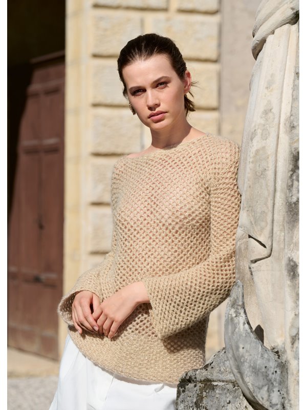 Lana Grossa PULL AU POINT DE GRILLE Setasuri & Glamour