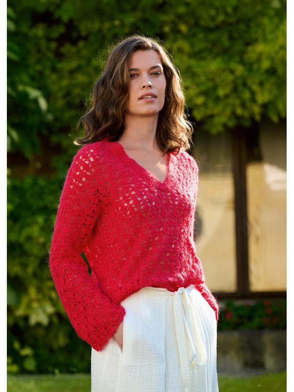 Lana Grossa PULL AU CROCHET Setasuri