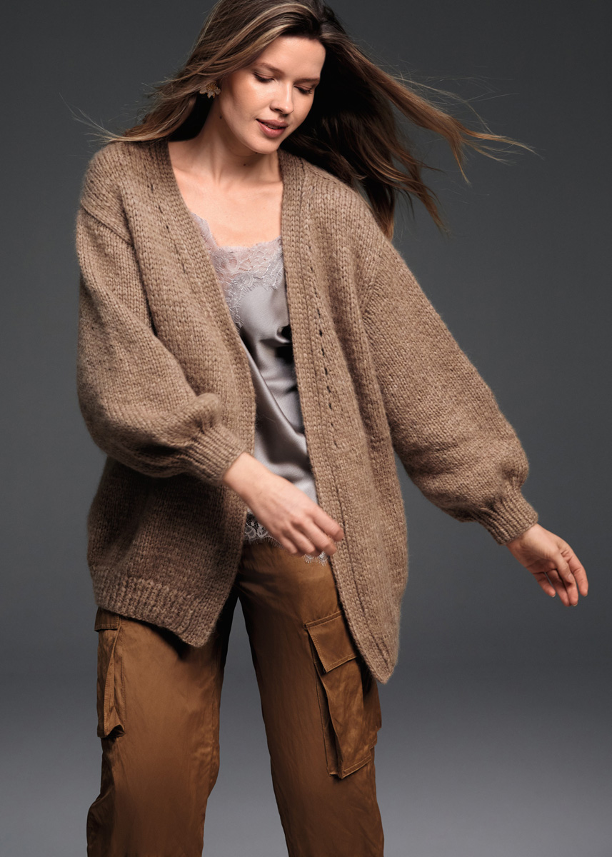 CARDIGAN Chapeau de Lana Grossa