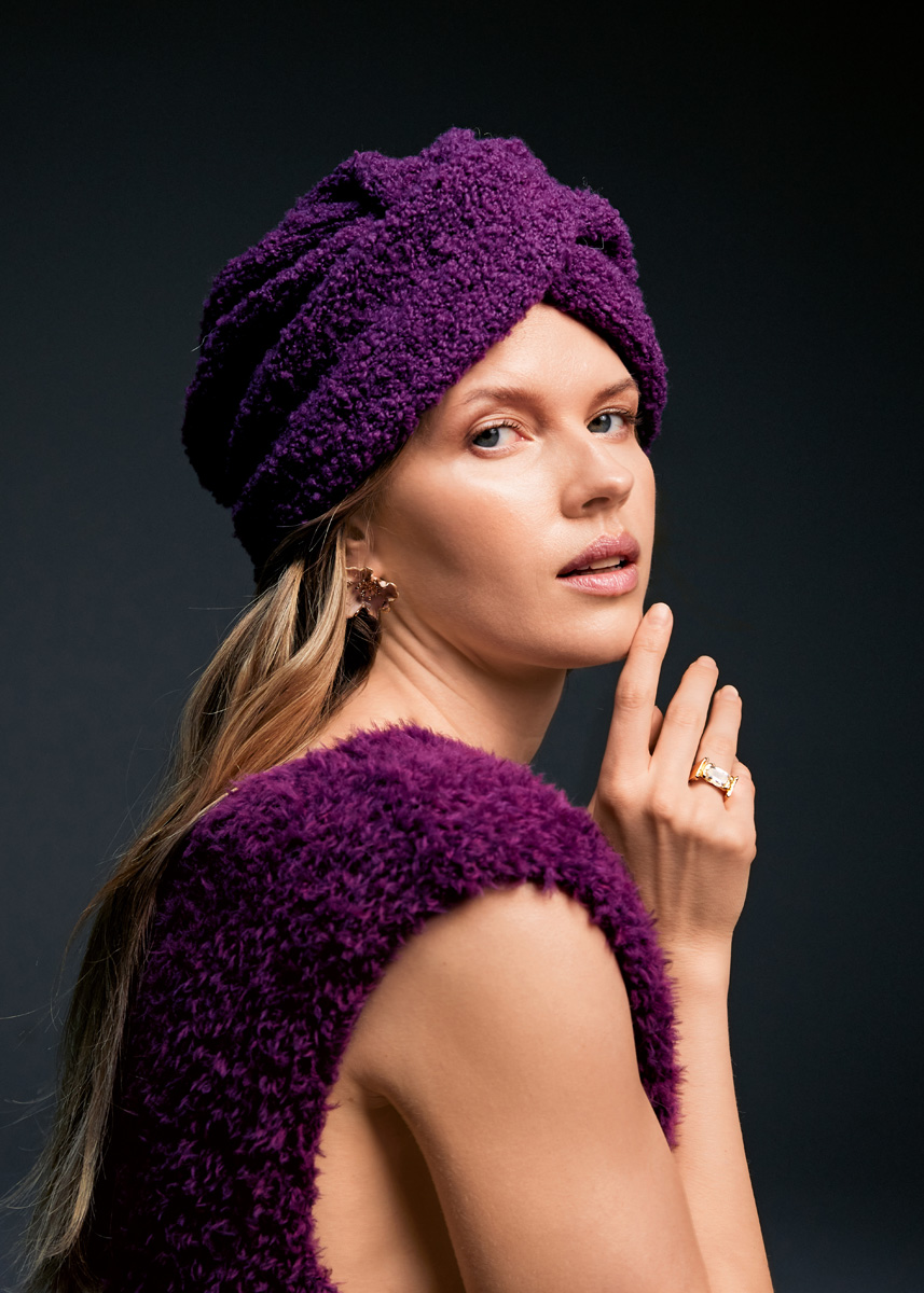 BONNET TURBAN Orsettini de Lana Grossa