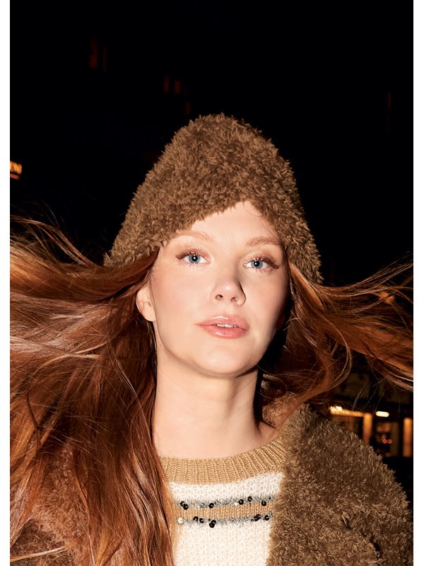 Lana Grossa BONNET TURBAN Pelliccia