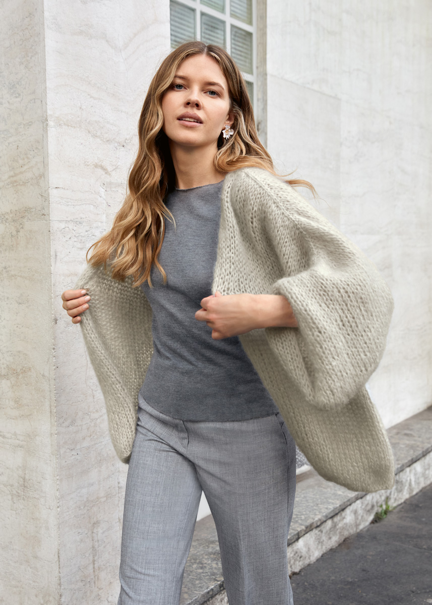 GILET Mohair di Gio de Lana Grossa