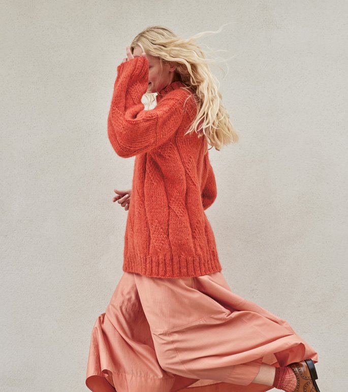 Lana Grossa PULL SURDIMENSIONNÉ Mohair di Gio