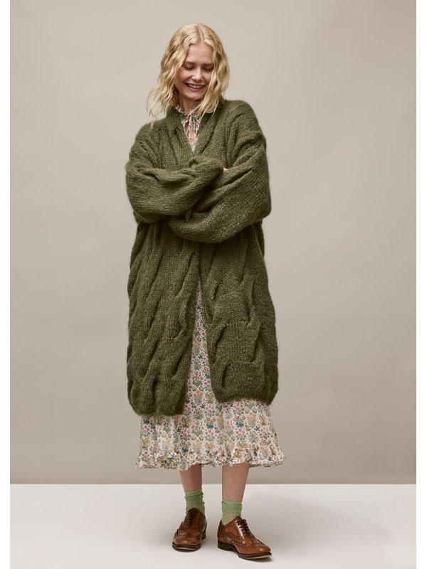 Lana Grossa CARDIGAN SURDIMENSIONNÉ Mohair di Gio