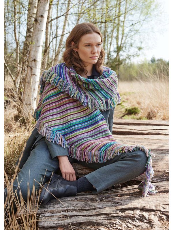 Lana Grossa CHÂLE Farfalla & Cashmere 16 Fine