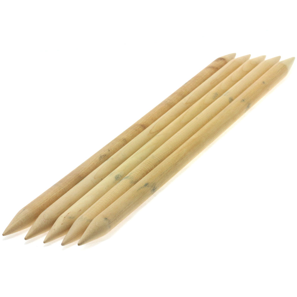 Lana Grossa Jeu D'aiguilles à Tricoter En Bois Coloré (Quattro 15 Cm