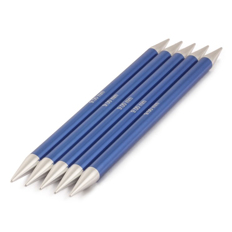 Lana Grossa Jeu d'aiguilles aluminium Rainbow N° 9,0/20cm