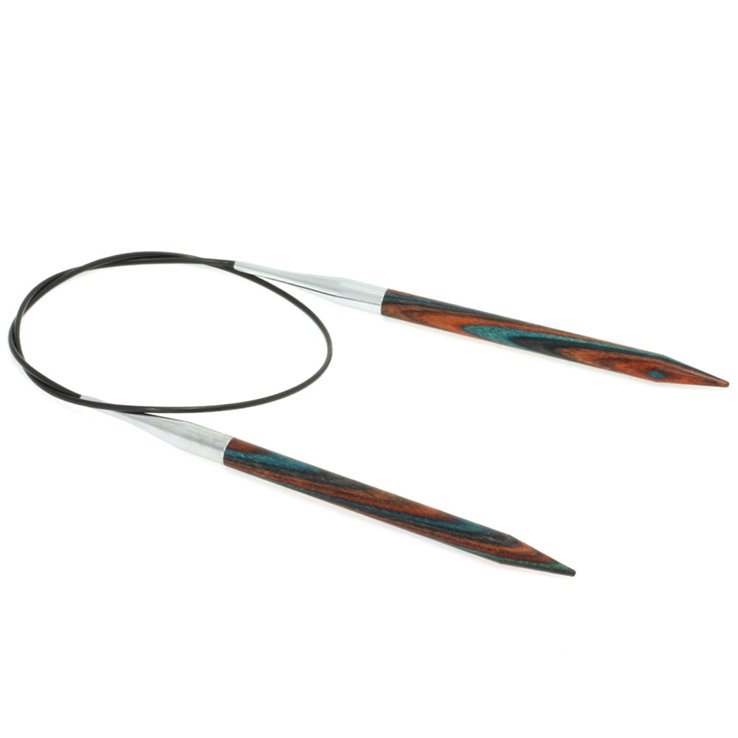 Lana Grossa Aiguille circulaire design en bois Color N° 7/60cm