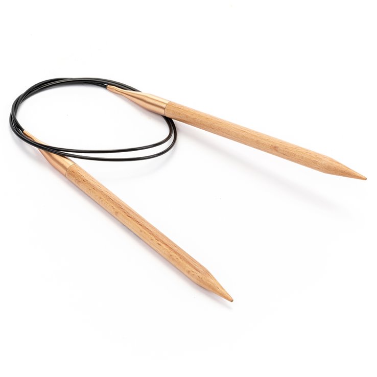 Lana Grossa Aiguille circulaire hêtre N° 8,0/ 80cm