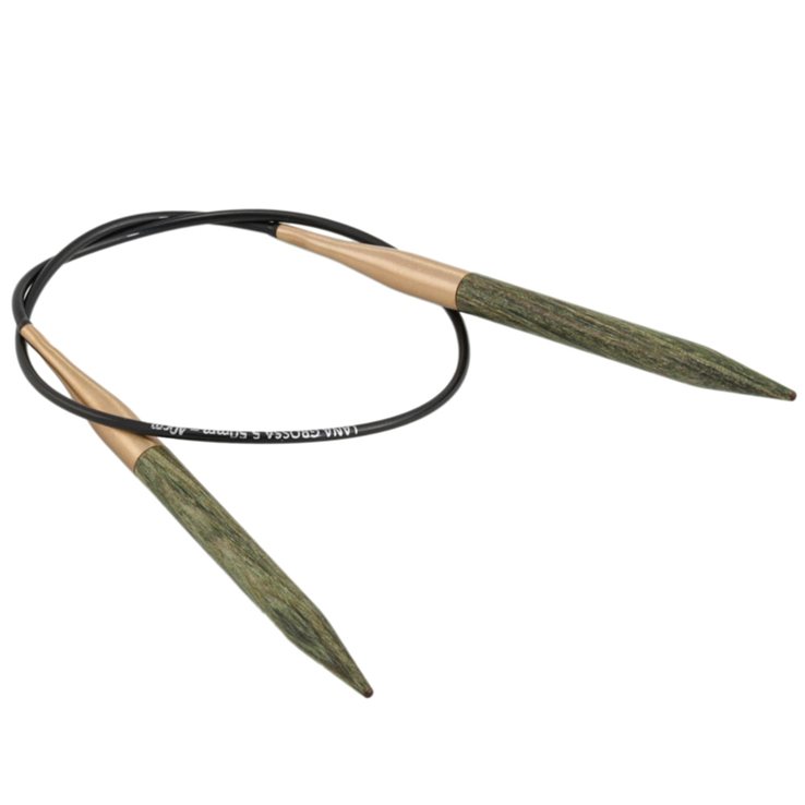 Lana Grossa Aiguille circulaire design en bois Signal N° 5,5/40cm