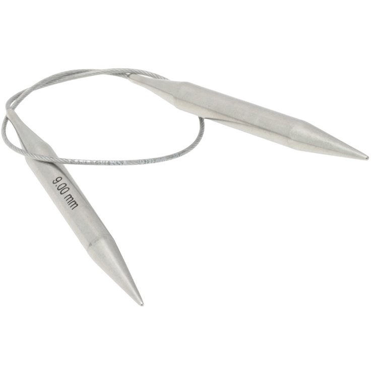 Lana Grossa Aiguille circulaire acier inoxydable N° 9,0/40cm