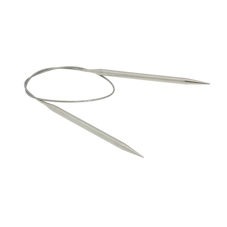 Lana Grossa Aiguille circulaire acier inoxydable N° 6,5/60cm