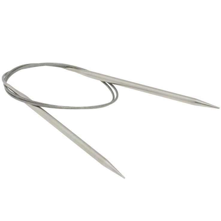Lana Grossa Aiguille circulaire acier inoxydable N° 5,5/80cm