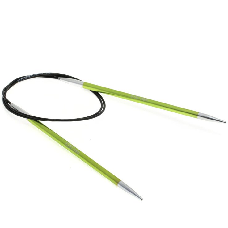 Lana Grossa Aiguille circulaire aluminium Rainbow N° 5,0/80cm