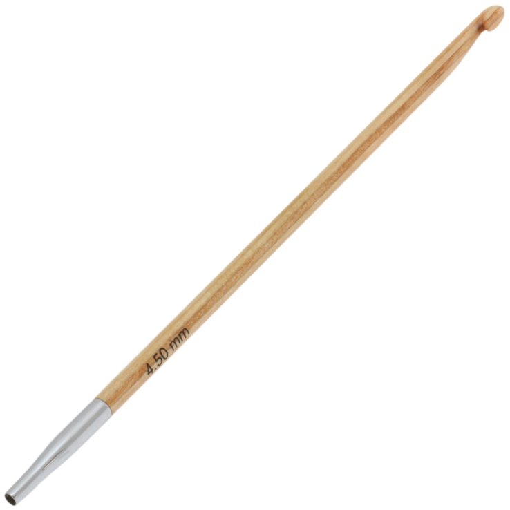 Lana Grossa Tunisien aiguille à crochet design en bois Natur N° 4,5